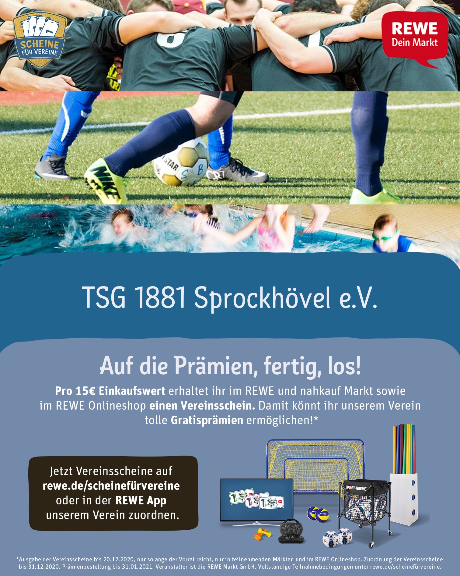 REWE Vereinsscheine